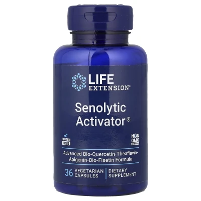 Life Extension Senolytic Activator Non GMO 36 Vegetarian Capsules Dietary Supplement