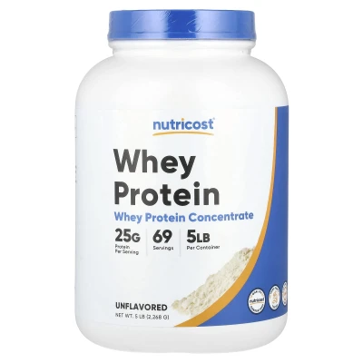 Nutricost - Whey Protein Concentrate | Unflavoured | 5 lb (2268 g)