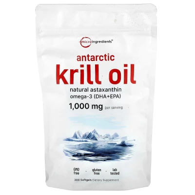 Micro Ingredients - Antarctic Krill Oil 300 Capsules