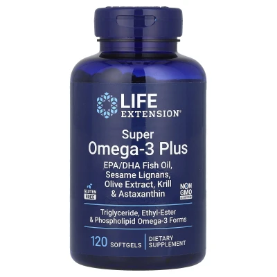 Life Extension Super Omega-3 Plus 120 Softgels