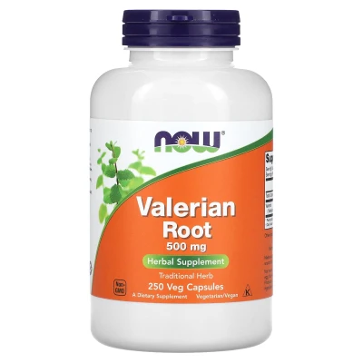 NOW Foods Valerian Root 500mg Herbal Supplement 250 Veg Capsules