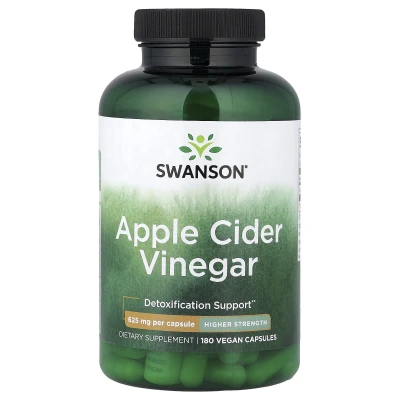Swanson Apple Cider Vinegar Higher Strength 625mg 180 Capsules