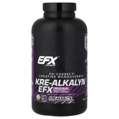 EFX Sports Kre-Alkalyn EFX 240 Capsules (750 mg per Capsule)