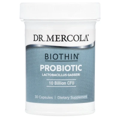 Dr. Mercola Biothin Probiotic Lactobacillus Gasseri 250mg (10 Billion CFU) 30 Capsules