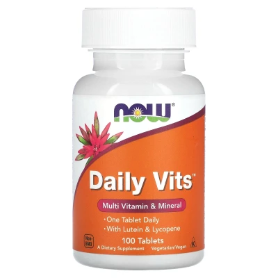 NOW Foods Daily Vits Multi Vitamin & Mineral 100 Tablets Dietary Supplements
