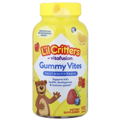 L'il Critters Gummy Vites Daily Multivitamin Dietary Supplement 190 Gummies
