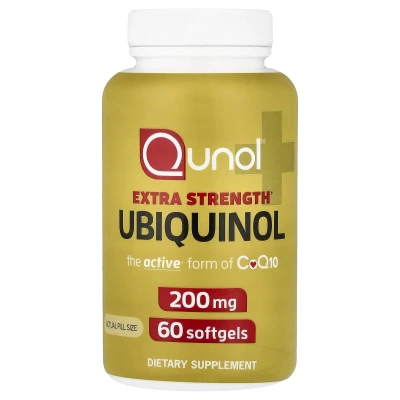 Qunol - Ubiquinol Extra Strength 200mg 60 Softgels