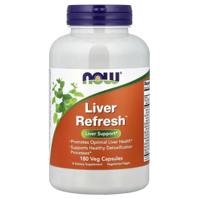 NOW Foods Liver Refresh™ Liver Support Dietary Supplement 180 Veg Capsules
