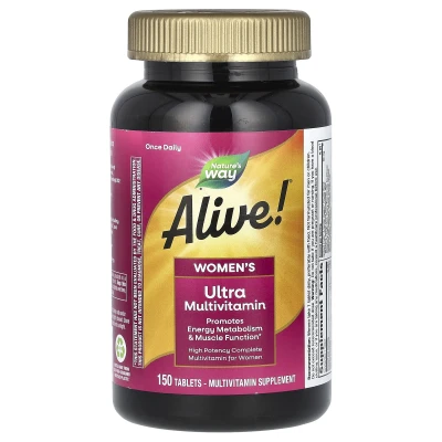 Nature's Way - Alive! Women's Ultra Multivitamin Supplement 150 Tablets