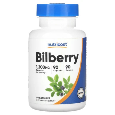 Nutricost Bilberry 1200mg Dietary Supplement 90 Capsules