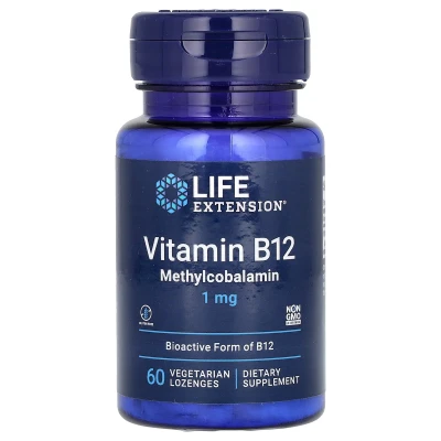 Life Extension - Vitamin B12 Methylcobalamin | 1 mg | 60 Vegetarian Lozenges