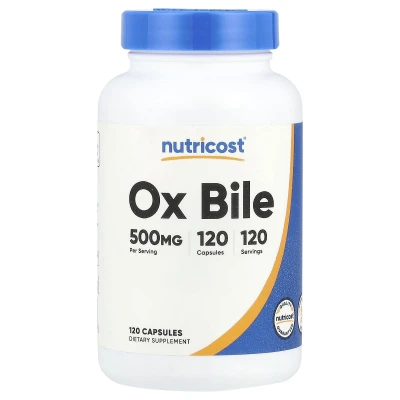 Nutricost - Ox Bile | 500 mg | 120 Capsules