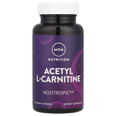 Mrm Nutrition Acetyl L-Carnitine Nootropic 60 Vegan Capsules