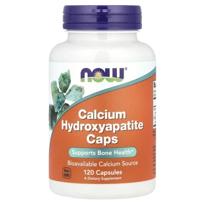 NOW Foods Calcium Hydroxyapatite Caps 120 Capsules