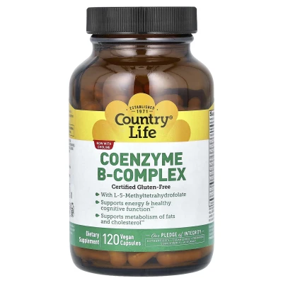 Country Life Coenzyme B-Complex 120 Vegan Capsules