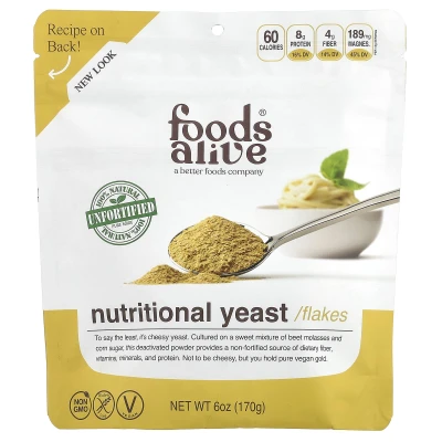 Foods Alive Nutritional Yeast Flakes 6 oz 170g