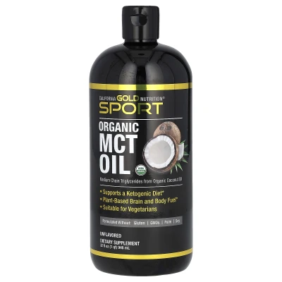 California Gold Nutrition Sport Organic MCT Oil 32 fl oz (946ml)