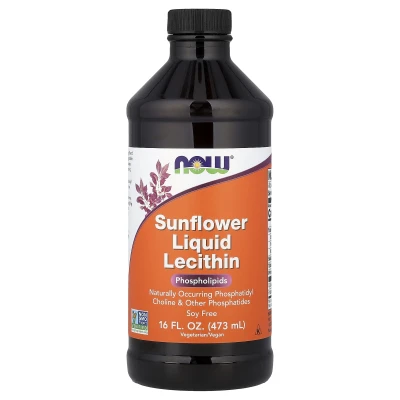 NOW Foods Sunflower Liquid Lecithin 16 fl oz 473 ml