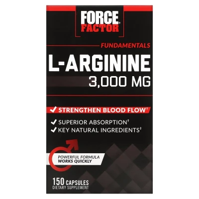 Force Factor L-Arginine 3000mg 150 Capsules