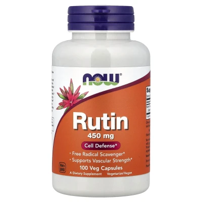 NOW Foods Rutin 450mg 100 Veg Capsules