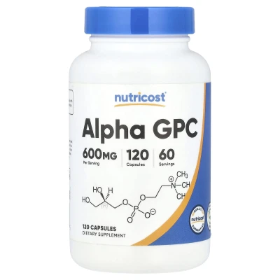 Nutricost Alpha 600mg Per Serving GPC 120 Capsules