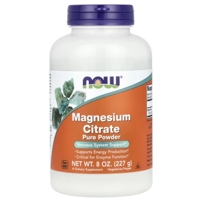 NOW Foods - Magnesium Citrate Pure Powder | 227 g (8 oz)