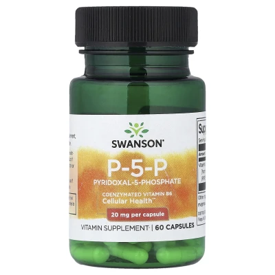 Swanson P-5-P 20mg Per Capsule 60 Capsules