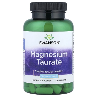 Swanson Magnesium Taurate Cardiovascular Health 120 tablets (100 mg per tablet)