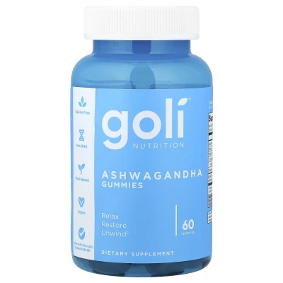 Goli Nutrition Ashwagandha Gummies 60 Gummies