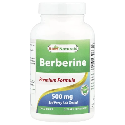 Best Naturals Berberine Premium Formula 500mg 120 Capsules