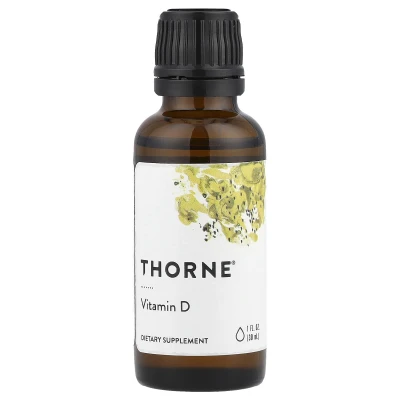 Thorne Vitamin D Liquid Dietary Supplement 1 fl oz 30ml