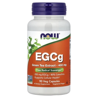 NOW Foods EGCg Green Tea Extract 400mg 90 Veg Capsules