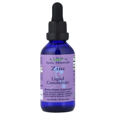 Eidon Ionic Minerals Ionic Minerals Zinc Liquid Concentrate 2 oz (60ml)