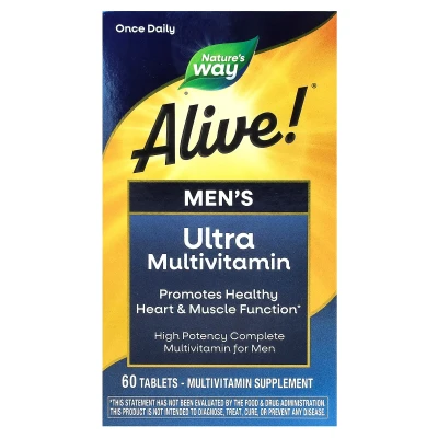 Nature's Way Alive! Men's Ultra Multivitamin 60 Tablets