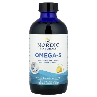 Nordic Naturals Omega-3 For Cognition 1560mg Omega-3s per Saving Fish Oil Supplement 8 Fl Oz 237ml