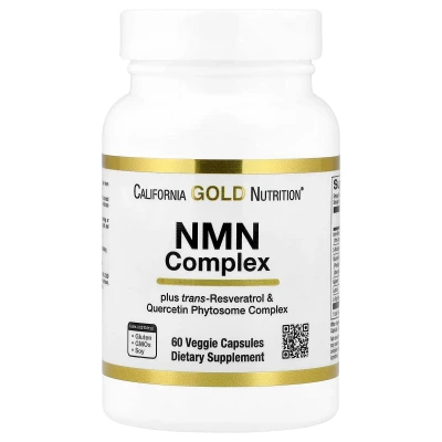 California Gold Nutrition Nmn Complex 60 Veggie Capsules