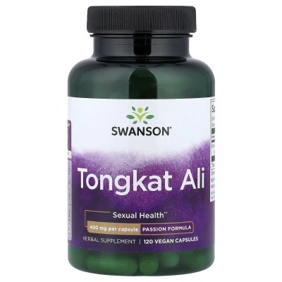 Swanson Tongkat Ali Sexual Health 400mg Per Capsule 120 Vegan Capsules
