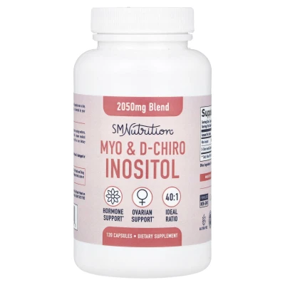 SMNutrition - Myo & D-Chiro Inositol | 120 Capsules