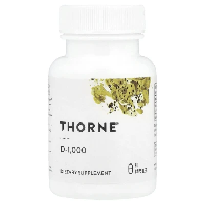 Thorne - D-1 | 000 | 90 Capsules (25 mcg per Capsule)