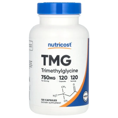 Nutricost TMG Trimethylglycine 750mg Per Serving 120 Capsules