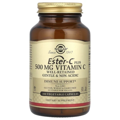 Solgar Ester-C Plus Vitamin C 500mg 100 Vegetable Capsules