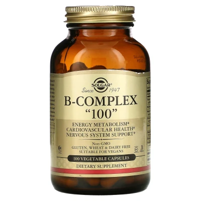 Solgar - B-Complex "100" | 100 Vegetable Capsules
