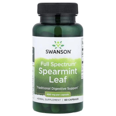 Swanson Full Spectrum Spearmint Leaf 400mg per Capsule 60 Capsules