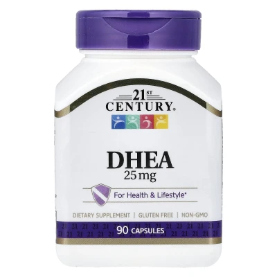 21st Century DHEA 25mg For Health & Lifestyle 90 Capsules