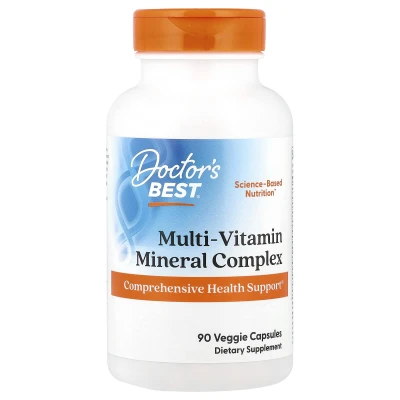 Doctor's Best Multi-Vitamin Mineral Complex Comprehensive Health Support 90 Veg Capsules