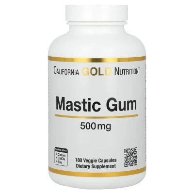 California Gold Nutrition Mastic Gum 500mg 180 Veg Capsules