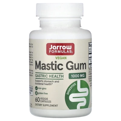 Jarrow Formulas Vegan Mastic Gum 1000mg (500 mg per Capsule) 60 Veg Capsules