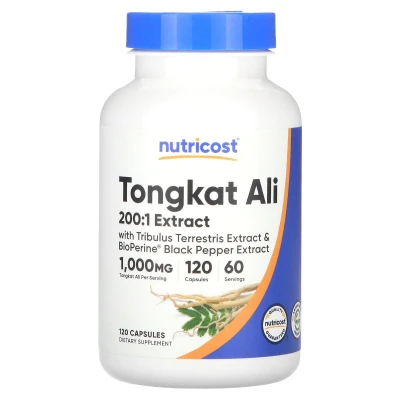 Nutricost Tongkat Ali 1000mg Per Serving 120 Capsules