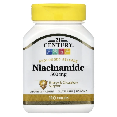 21st Century Niacinamide Prolonged 500mg Release 110 Tablets