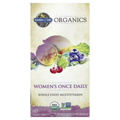 Garden of Life Organics Women's Once Daily 60 Vegan Tablets